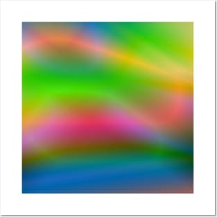 pink blue green texture art Posters and Art